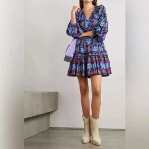 Cara cara Retro Harper Dress Wine Boho Western Fall Winter 6